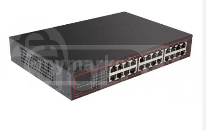 POE 24Port10/100M +2Port1G Ethernet-коммутатор Iron Shell Тбилиси - изображение 1