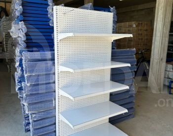 Shop wall shelves with perforated hangers Tbilisi - photo 3