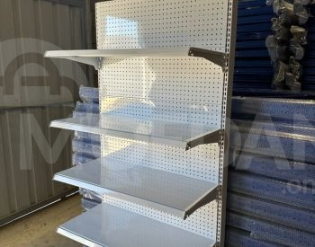Shop wall shelves with perforated hangers Tbilisi - photo 2
