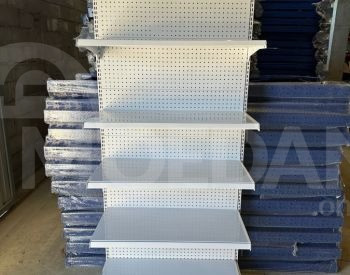 Shop wall shelves with perforated hangers Tbilisi - photo 4