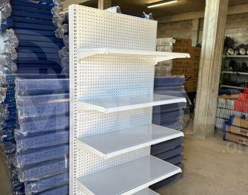 Shop wall shelves with perforated hangers Tbilisi - photo 5