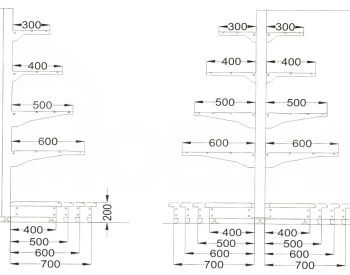 Shelves for the shopping center Tbilisi - photo 2