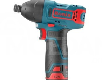 Аккумуляторная отвертка Ronix-8104K 12В, 120Н.М Тбилиси - изображение 1