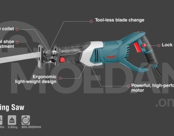 Электрическая сабельная пила Ronix-4221 705w 3000об/мин Тбилиси - изображение 2