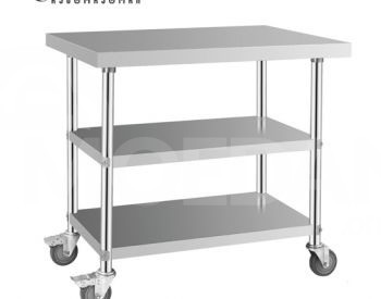 Uj/f table with 2 lower shelves Tbilisi - photo 1