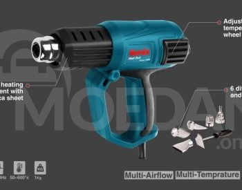 Промышленный фен Ronix 1101 2000Вт, 50-600℃ Тбилиси - изображение 2