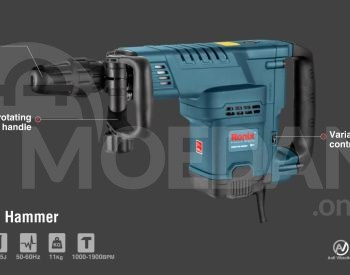 Electric demolition hammer Ronix-2811 1800w 6-25J 11kg Tbilisi - photo 2