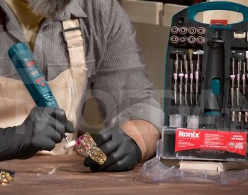 მინი ბორმანქანის ნაკრები Ronix-3420 3.6V, 1.6/2.4/3.2mm თბილისი - photo 1