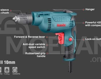 Electric drill-screwdriver Ronix-2115 420w Tbilisi - photo 2