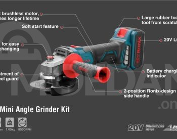 Cordless angle grinder Ronix-8901K 20V Tbilisi - photo 2