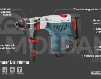 Electric perforator Ronix-2742 1250w 40mm SDS-MAX Tbilisi - photo 2