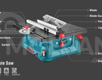 მაგიდის ხერხი Ronix-5602 1200w 210mm თბილისი - photo 5