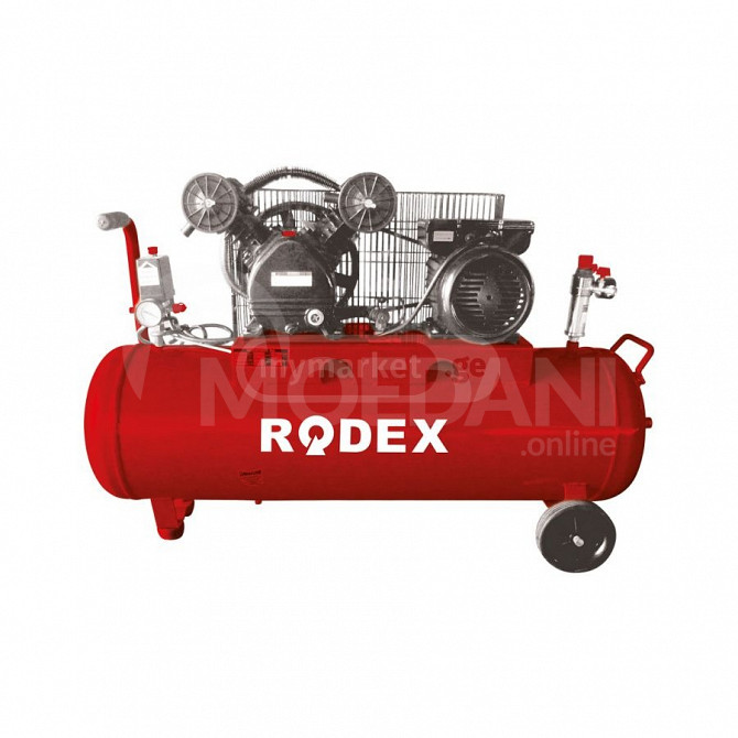 აქცია!!! ჰაერის კომპრესორი 100L RODEX RDX792 თბილისი - photo 1