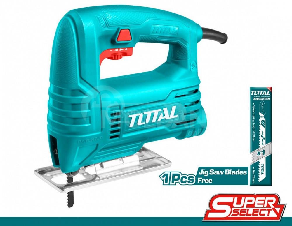 ფრეზი, ბეწვახერხი TOTAL JIG SAW 400W (TS2045565) თბილისი - photo 1