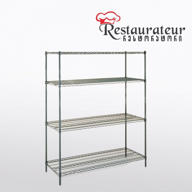 Commercial shelving, epoxy coated, (width 122 cm) Tbilisi - photo 1