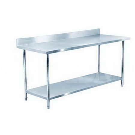 Table with stainless steel shelf 150*70 T1500AS Tbilisi - photo 1