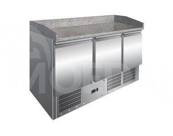 Холодильник настольный для пиццы с 3 дверцами S903PZ (полностью гранитная поверхность) Тбилиси - изображение 1