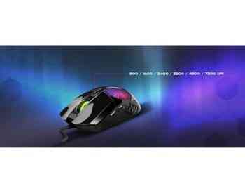 მაუსი Genius M715 Scorpion, Wired, USB, Gaming Mouse, Black Тбилиси