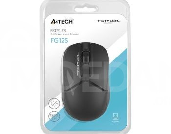 Мышь A4Tech FG12 BLACK FSTYLER БЕСПРОВОДНАЯ МЫШЬ ЧЕРНАЯ 1200DPI Тбилиси - изображение 2