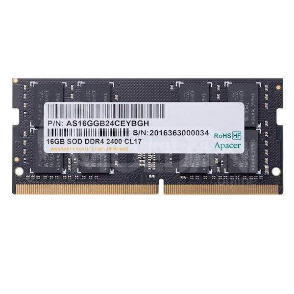 Оперативная память Apacer RAM 16 ГБ, DDR4 SODIMM, 3200 МГц Тбилиси - изображение 1