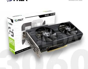 ვიდეო დაფა PALIT RTX 3060 DUAL 12GB GDDR6 192BIT თბილისი - photo 1