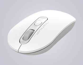 უსადენო მაუსი A4Tech FG20 WHITE FSTYLER WIRELESS MOUSE თბილისი