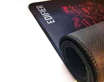 მაუსის პადი Edifier Mouse Pad, Gaming Pad, L, Black/Red Тбилиси