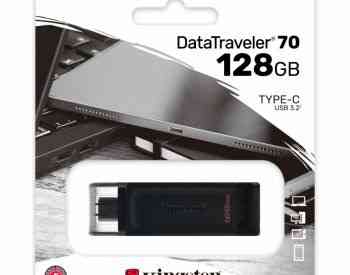 იყიდება USB TypeC 3.2 მეხსიერების ბარათი DT70/64GB Kingston თბილისი