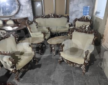 Urgent!!! 3+1+1+1+1 sets of five and 3 marble tables Tbilisi - photo 2