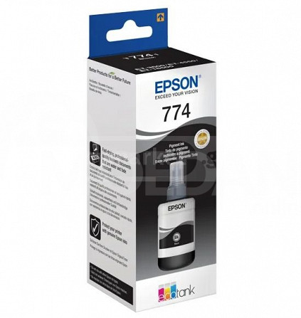 კარტრიჯი EPSON T774 Black Pigment 140ml Ink ORIGINAL (C13T77 თბილისი - photo 1