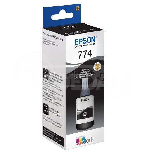 Картридж EPSON T774 Black Pigment 140мл Чернила ОРИГИНАЛЬНЫЕ (C13T77 Тбилиси - изображение 1