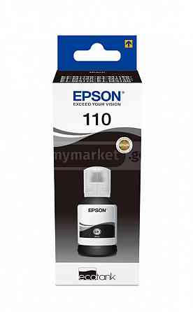 110 Pigment Black EcoTank Epson Genuine (C13T03P14A) 120 ml თბილისი