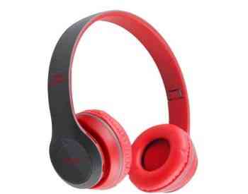 Bluetooth ყურსასმენი Wireless Headphones P47 | red წითელი თბილისი