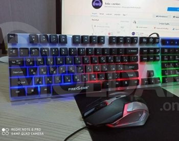 Mouse and keyboard with light, клавиатура da mausi Tbilisi - photo 1