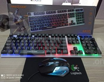 Mouse and keyboard with light, клавиатура da mausi Tbilisi - photo 4