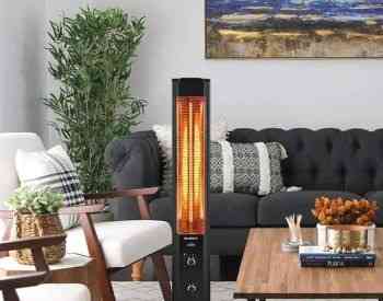 ინფრაწითელი გამათბობელი KUMTEL MH-1800 MICA HEATER BLACK თბილისი