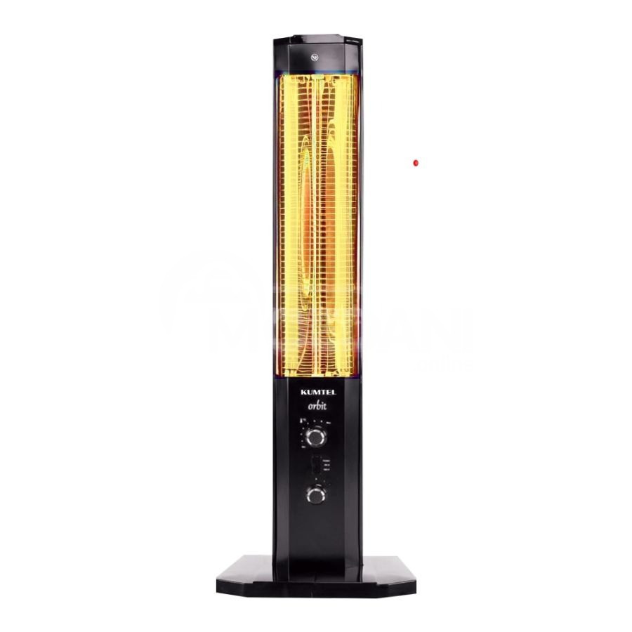 ინფრაწითელი გამათბობელი KUMTEL MH-1800 MICA HEATER BLACK თბილისი - photo 2