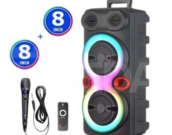 Loudspeaker with karaoke microphone ✅new ✅with warranty Tbilisi - photo 1