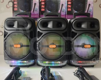 ბლუთუს დინამიკი მიკროფონით და პულტით Bluetooth speaker თბილისი - photo 1