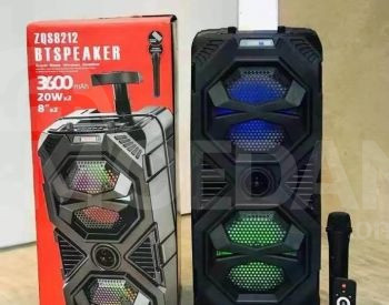 Bluetooth დინამიკი უკაბელო მიკროფონით და პულტით თბილისი - photo 3