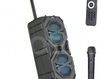 Bluetooth დინამიკი უკაბელო მიკროფონით და პულტით თბილისი - photo 2