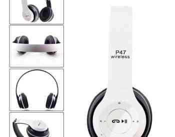 Bluetooth ყურსასმენი P47 White თბილისი