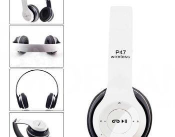 Bluetooth ყურსასმენი P47 White თბილისი - photo 1