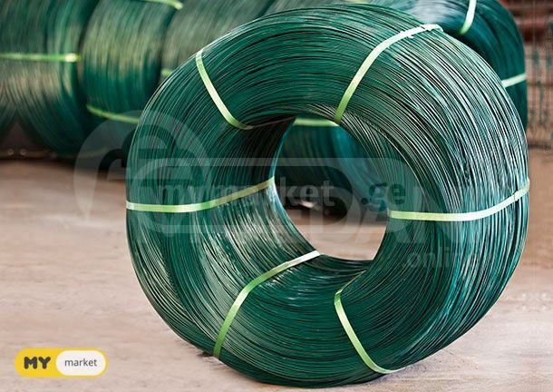 Проволока ПВХ (с оцинкованной проволокой) Тбилиси - изображение 1