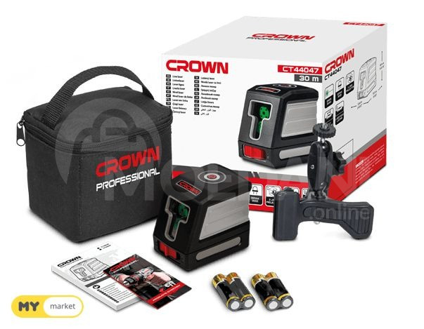 CROWN CT44047 laser scale 30m laser with green beam / laz Tbilisi - photo 1