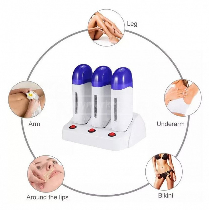 სამმაგი ბიო ეპილაციის აპარატი (ცვილის გამათბობელი) თბილისი - photo 2