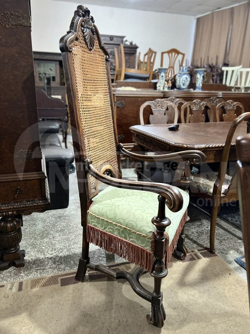 ანტიკვარული, მუხის ხის სავარძელი, 3 ცალი თბილისი - photo 2