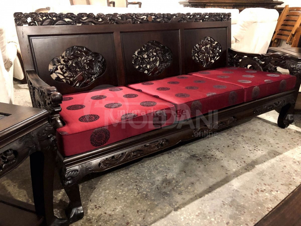 Antique mahogany three piece set Tbilisi - photo 5