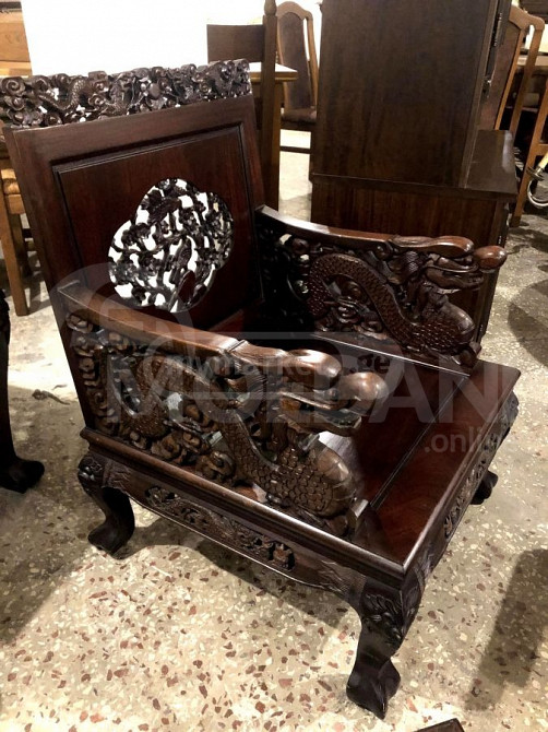 Antique mahogany three piece set Tbilisi - photo 3