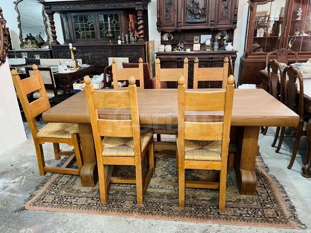 Дубовый стол и 6 стульев Тбилиси - изображение 1